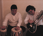 sitar and tabla duo at wedding party